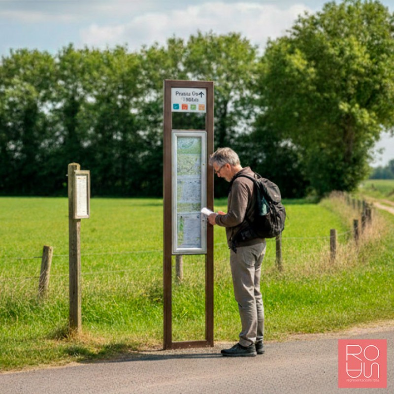 Tòtem Informatiu de Parada d'Autobús Milà